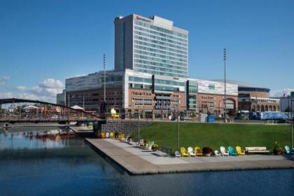 Buffalo marriott at LECOm HARBORCENtER Buffalo New York