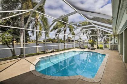 Canalfront Cape Coral Escape with Pool Dock and Kayaks