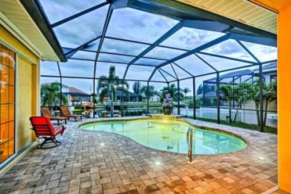 Cape Coral House with Private Dock Pool and tiki Bar