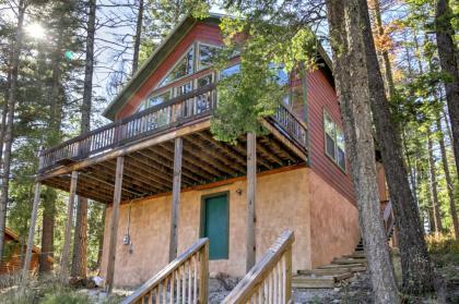 Cozy Cloudcroft Cabin with Serene Wooded Views and Deck New Mexico