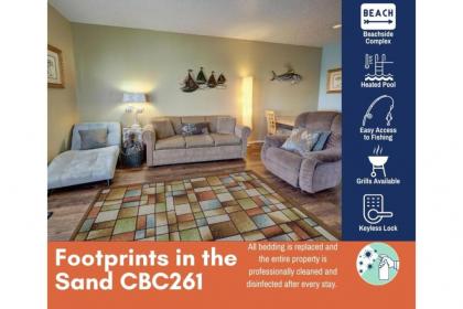 Footprints in the Sand 261 by Padre Escapes Corpus Christi