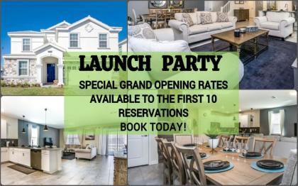 Short Distance Large 8 Bedroom Pool Homes Located in Champion Gates Water Park Resort Florida