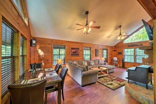 Private Ellijay Cabin with Deck Fire Pit and Amenities - main image