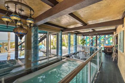 Luxe Beachfront Villa with Indoor Pool and Gulf View Englewood