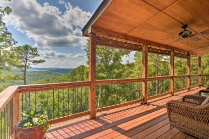 Spacious Log Cabin with Fire Pit and Game Room Arkansas
