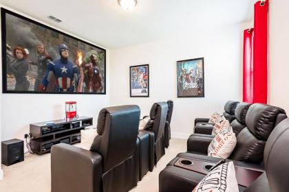 Stylish Home with media Room  Pool table near Disney   7601m