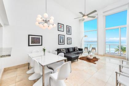 3 Bedroom Full Oceanfront Loft at Castle Beach Miami Beach