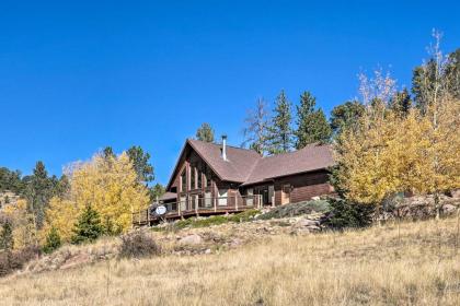 mtn View Cabin with Deck 3 mi to Cripple Creek Colorado