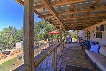 Private Hill Country House with Deck on 7 Acres