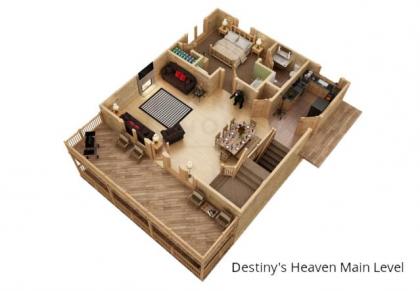 Destiny's Heavenly View 5 Bedrooms Sleeps 16 Pet Friendly Hot Tub Pool Table - image 5