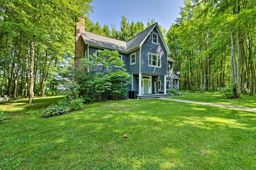 Lakefront Gobles Home with Private Dock and Boats! - main image