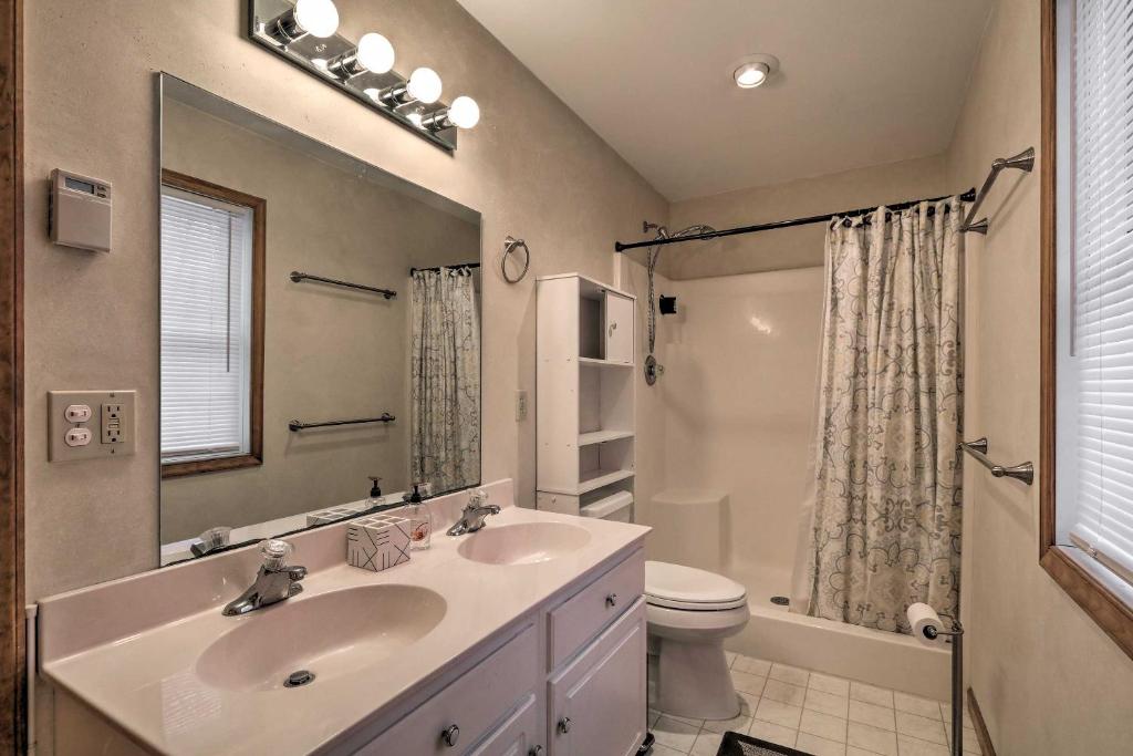 Home with Hot Tub Fire Pit Koi Pond Walk to Lake! - image 3