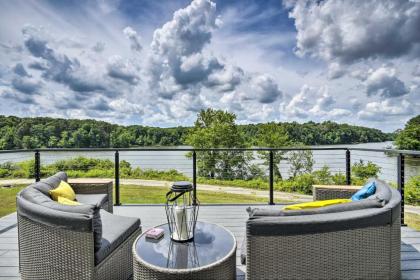 Upscale Lake View Home with Multi-Level Deck