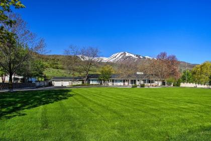 Wellsville House with mtn Views Yard and tennis Court