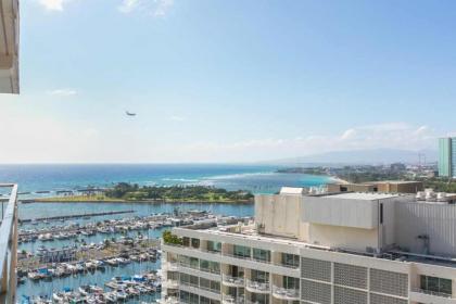 Ilikai tower 1744 Yacht Harbor View 2BR Hawaii