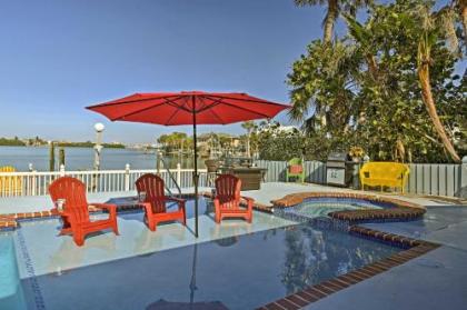 Indian Rocks Beach Home with Private Pool Spa and Dock Indian Rocks Beach Florida