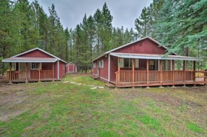 2 Cozy Cabins with Snowmobile Parking Near the Lake Island Park Idaho