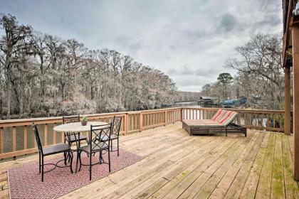 Waterfront Karnack Home with Deck and Boathouse!