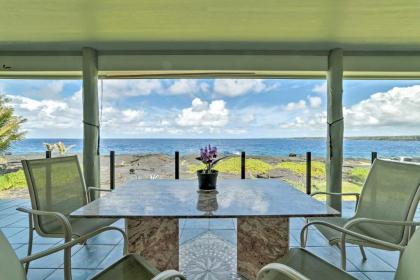 Big Island Oceanfront Home   Great Whale Watching Keaau Hawaii