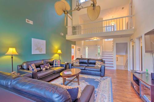 Waterfront Lake Lure Home with Loft and 2-Story Deck! - image 4