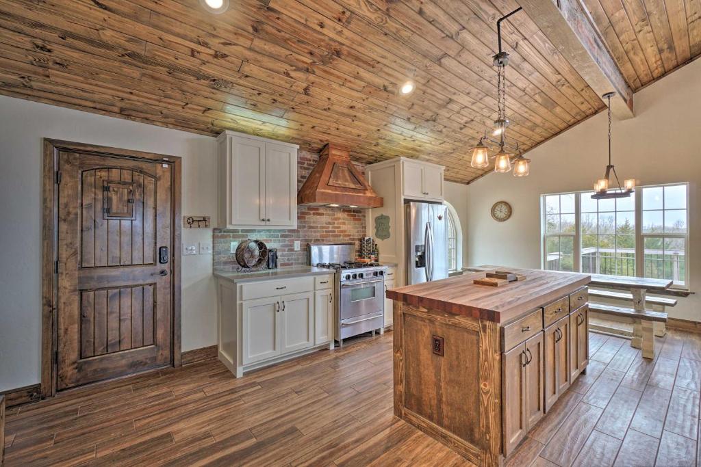 Luxury Home with Pool and Forest Vistas - 29 Mi to OKC! - main image