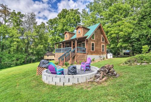Maggie Valley Family Cabin with Porch and Fire Pit! - main image