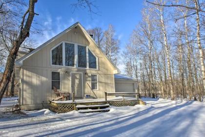 Lakes of the North House on Snowmobile trail