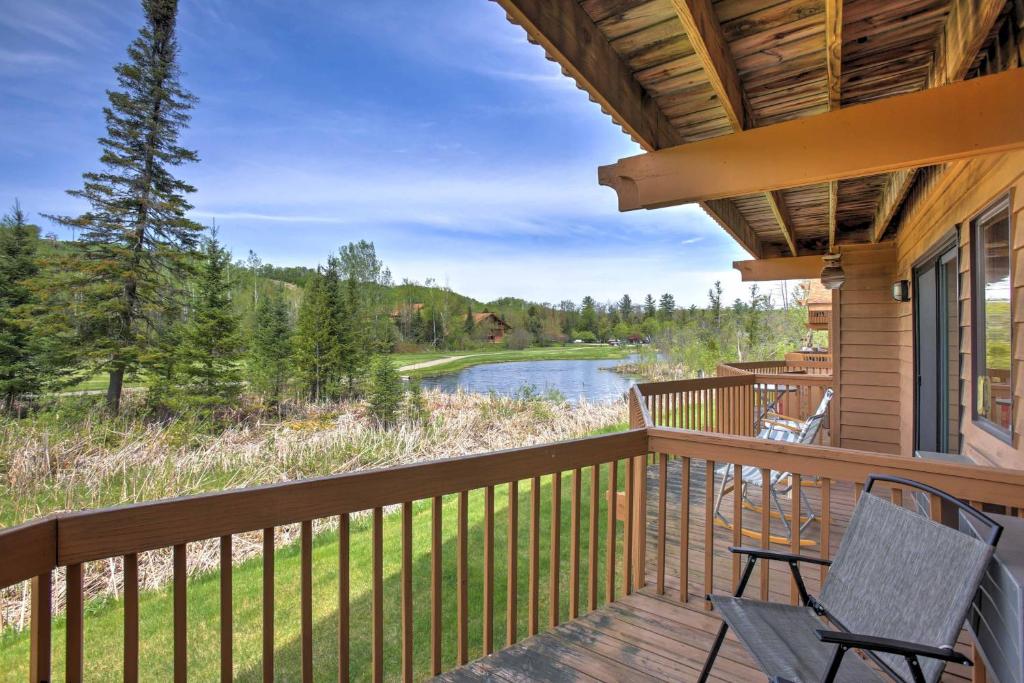 Quaint Mancelona Condo with Deck at Schuss Mountain! - main image