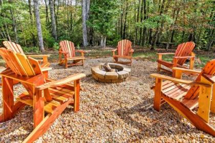 2-Acre Blue Ridge Home with Fireplace Hammock and Deck
