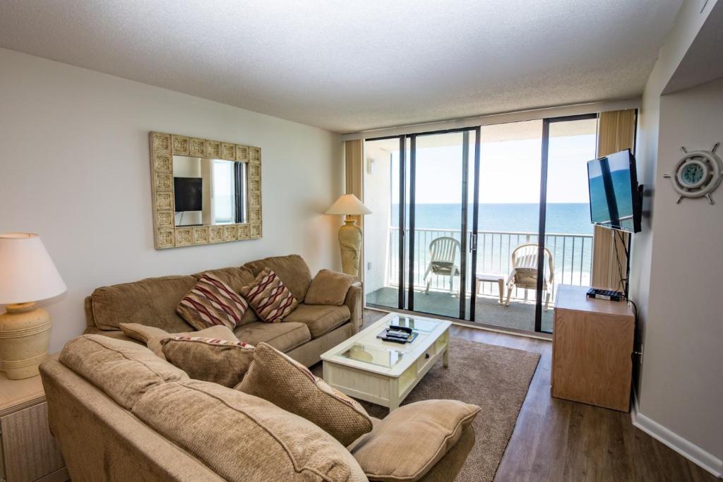 Sands Beach 727 2BR 2BA Oceanfront Condo near popular Shore Drive - main image