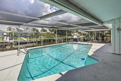 Canalfront Home with Dock and Pool 5 mi to Ft myers