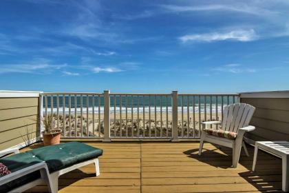 Nautical Beachfront Condo with Deck and Ocean Views