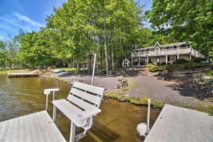 Waterfront Pocono Lake Home with Private Dock