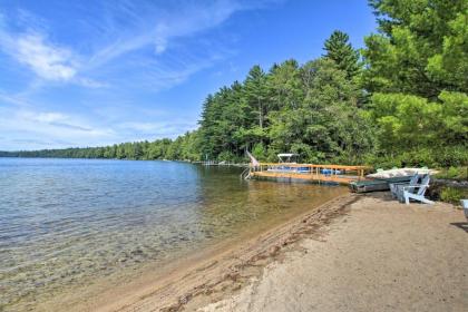 Panther Pond Cabin with 200 Ft Sand Beach and Dock Raymond