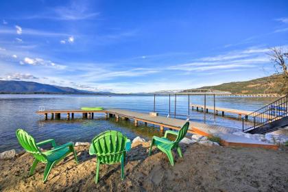 Lakefront Home with Dock and Hot Tub Near Schweitzer!