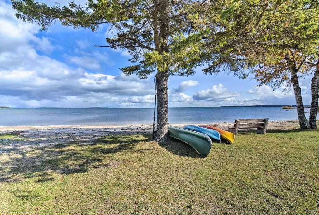 St Ignace Cottage with Deck and Beach on Lake Huron! - main image