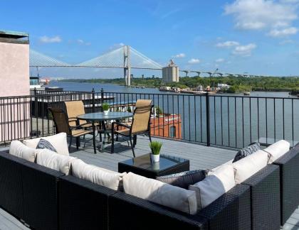 Brand New Listing! Private Roof Top Deck With Views of the Savannah River Savannah