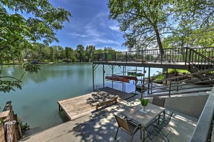 Waterfront Guadalupe River Lodge Home with Dock Seguin