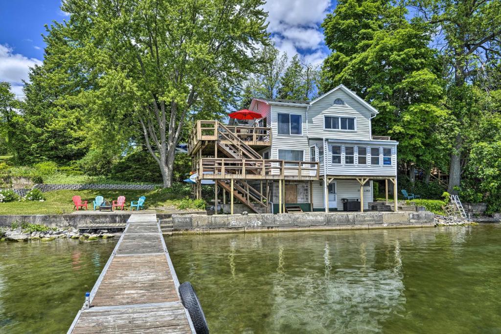 Family-Friendly Cayuga Lake Retreat with Dock! - main image