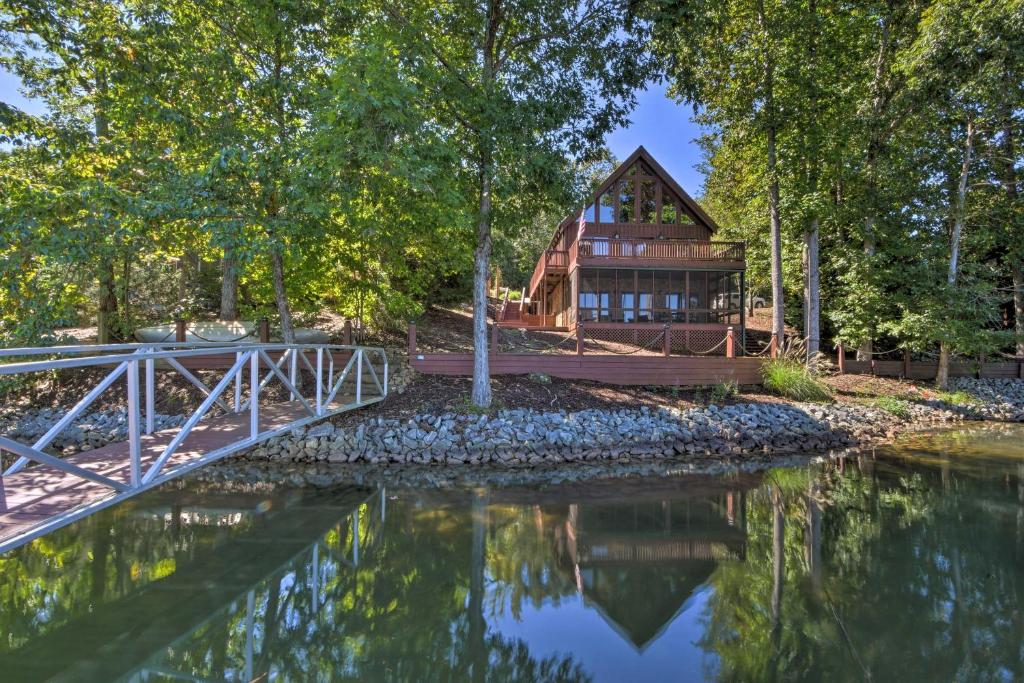 Serene Lakefront Retreat with Dock and Game Room! - image 3