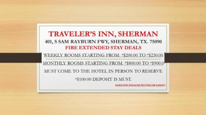 Travelers Inn Sherman Texas