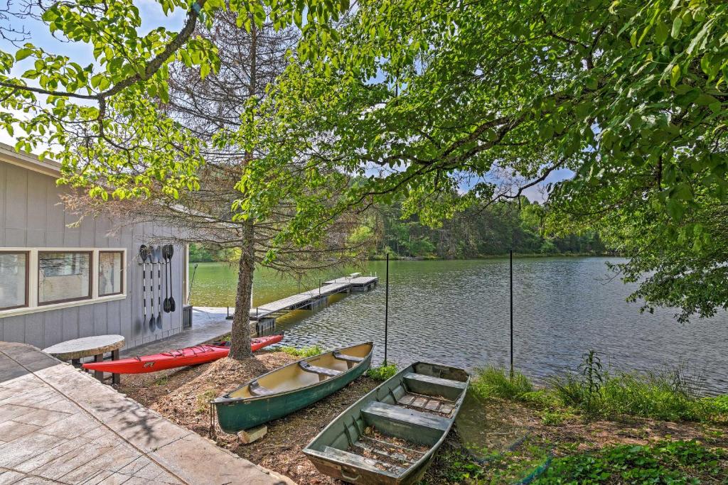 Lakefront Six Mile Retreat with Hot Tub and Dock! - main image