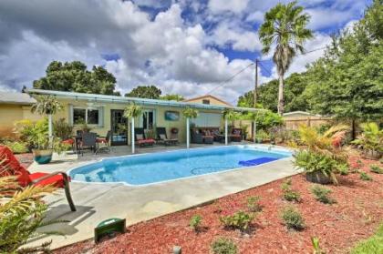 St Petersburg Home with Tropical Yard and Pool!