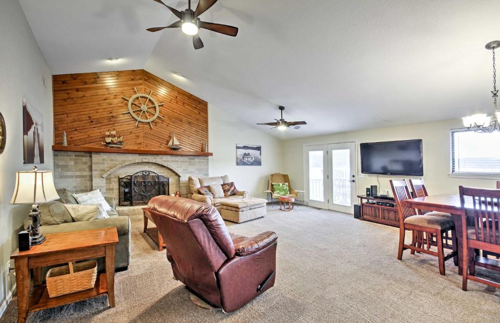 Lakefront Sunrise Beach Home with Dock and Water Slide! - image 2