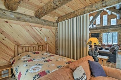 Custom Log Cabin with Deck and 45 Acres by Pine River tustin