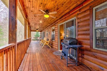 Peaceful Smoky Mountain Cabin with Deck and Firepit! - image 12