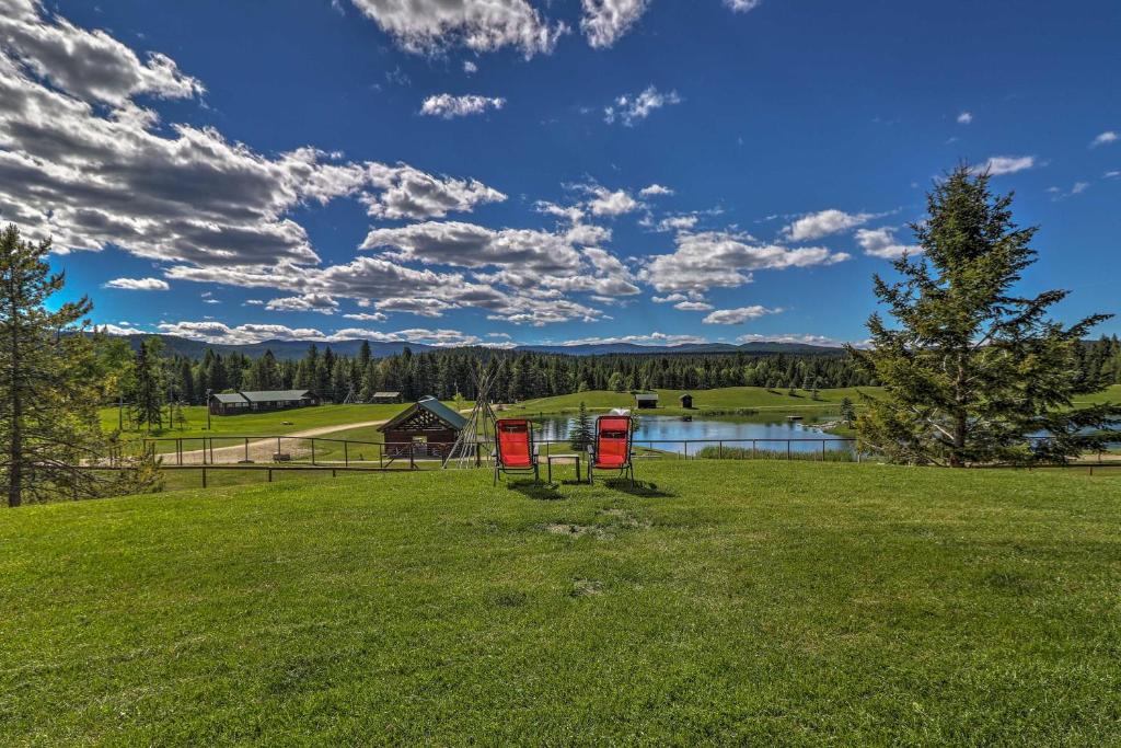Trego Resort -Style Cabin with LakeTrails and 40 Acres - main image