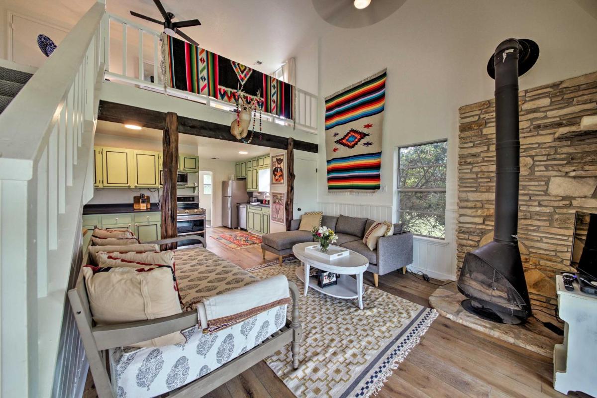 NEW! Peaceful Rural Texas Home w/Decks on 10 Acres - main image