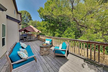 Elegant Creek-Side Home with Deck & Private Hot Tub home